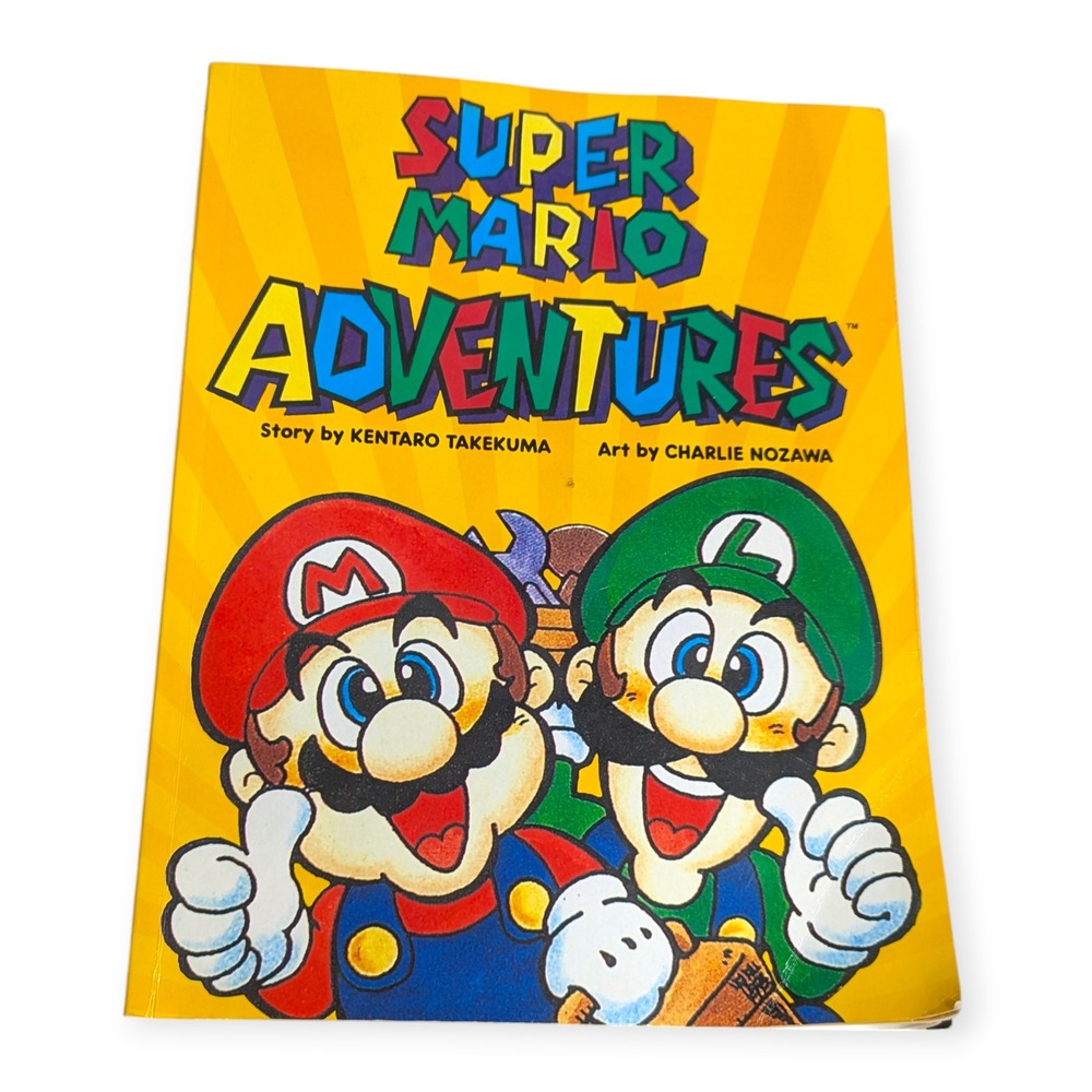 Super Mario Adventures Graphic Novel VIZ Media Kentaro Takekuma Charlie Nozawa